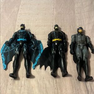 Superhero Action Figure Set - Black and Blue